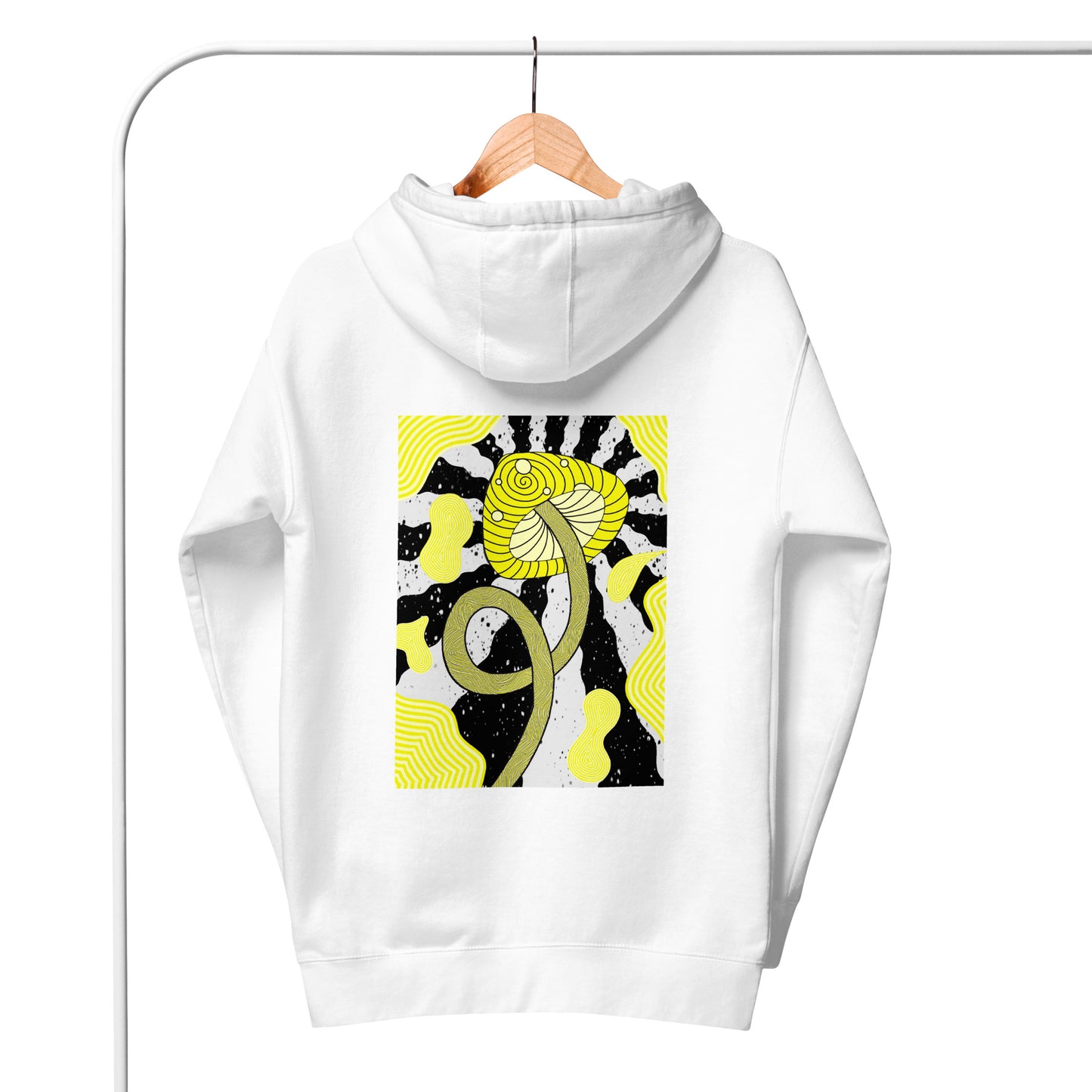 Unisex Yellow Shroom Hoodie
